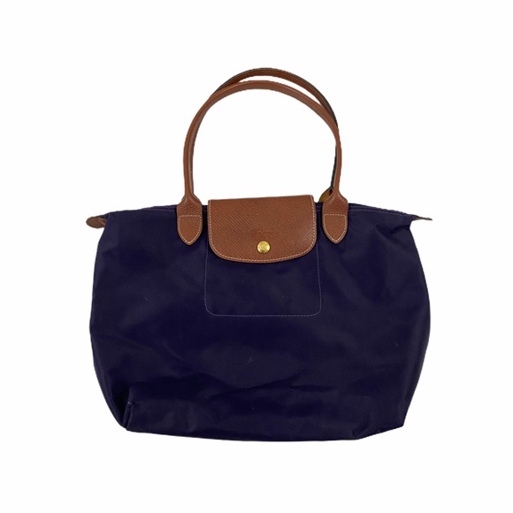 Longchamp Le Pliage Purple Shopping Tote - Picture 1 of 13